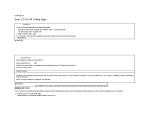 HIT 232 Chapter 7 Overview of the ICD-10-PCS Classification System ...