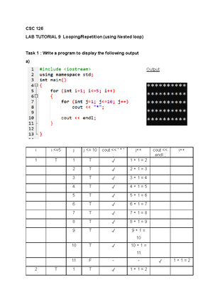 CSC126 LAB1 tuto - Exercise Task 1: Write an algorithm to convert ...
