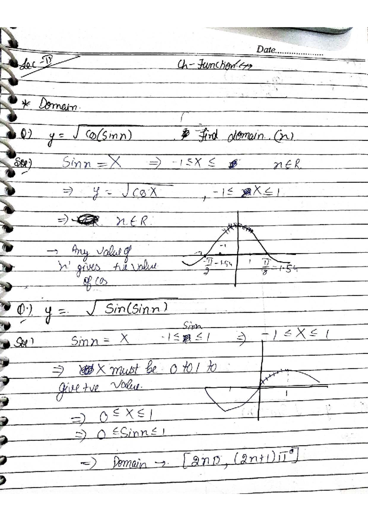 Function Domain and Range Analysis - DS 101 Lecture Notes - Studocu