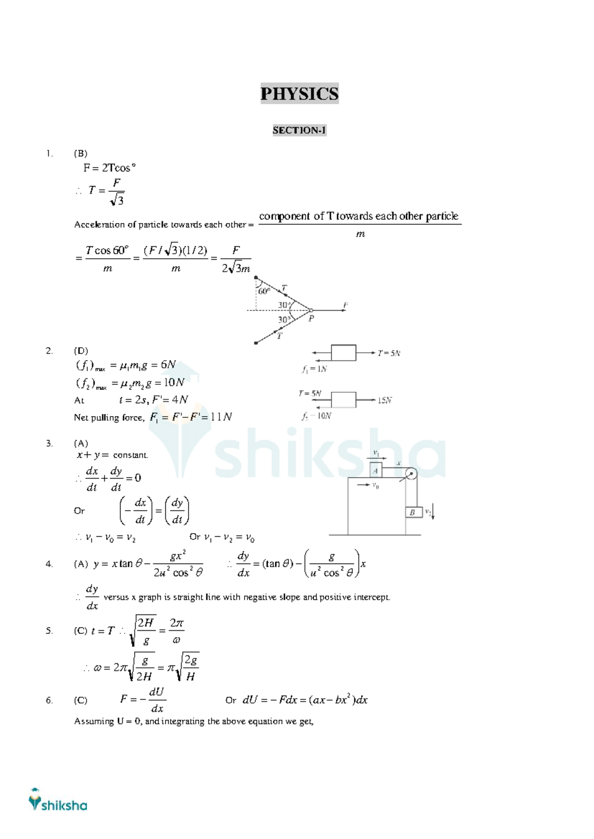 PHYSICS 1: Comprehensive Study Notes and Problem Solutions - Studocu