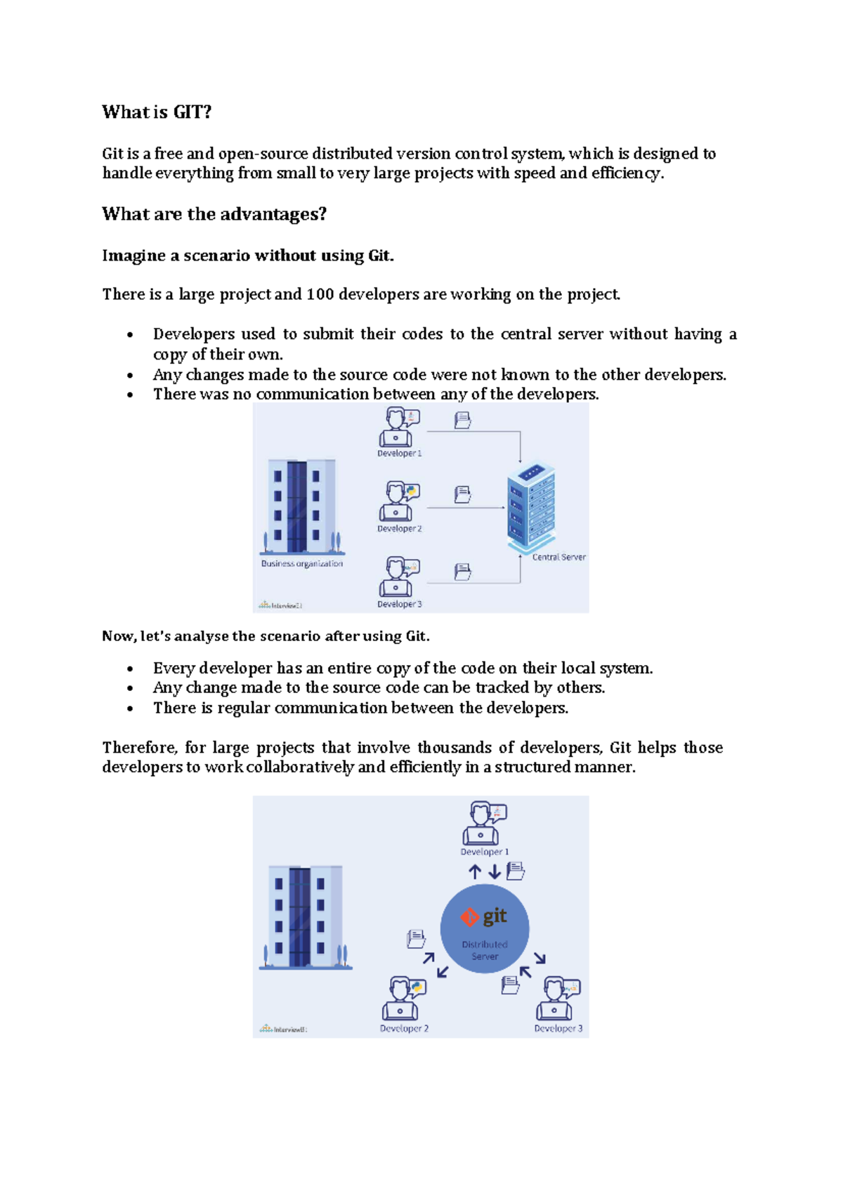 GIT 101: Understanding Version Control Benefits and Collaboration - Studocu