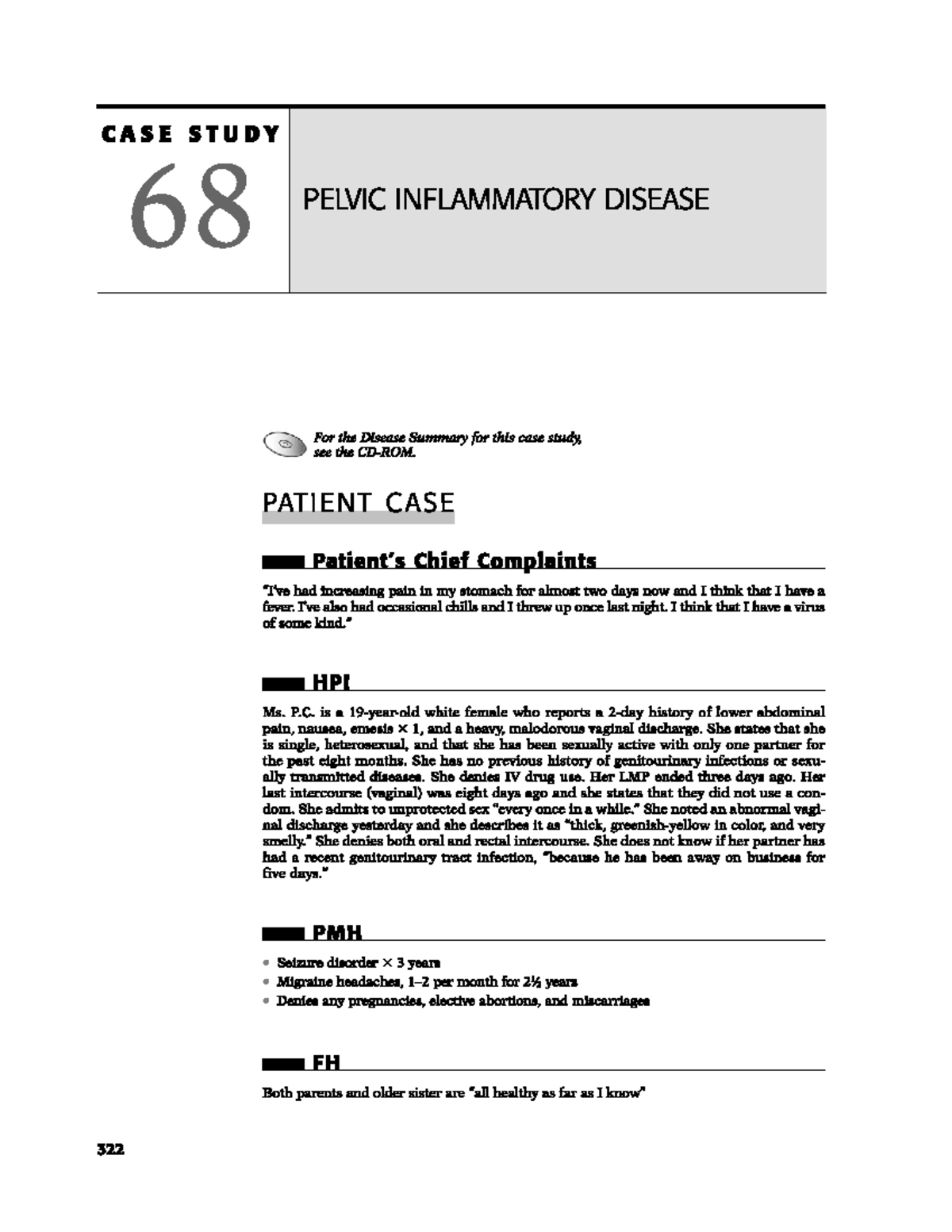 CASE STUDY 68: PELVIC INFLAMMATORY DISEASE ANALYSIS - Studocu