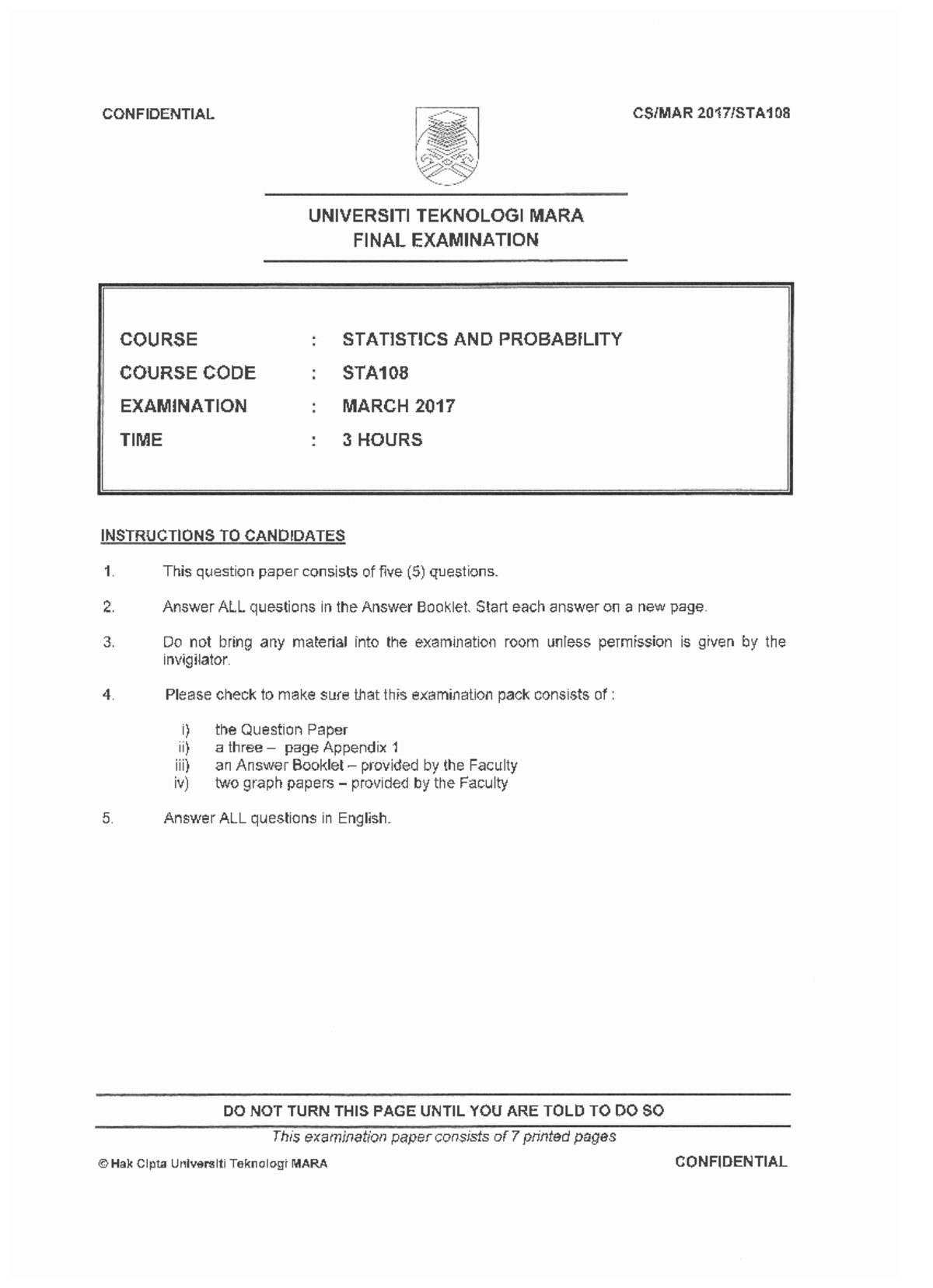 Title: STA108 Course Overview and Key Concepts - Studocu