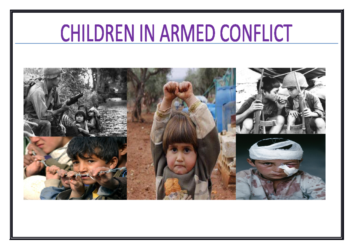 Legal Protections for Children in Armed Conflict: An Overview - Studocu