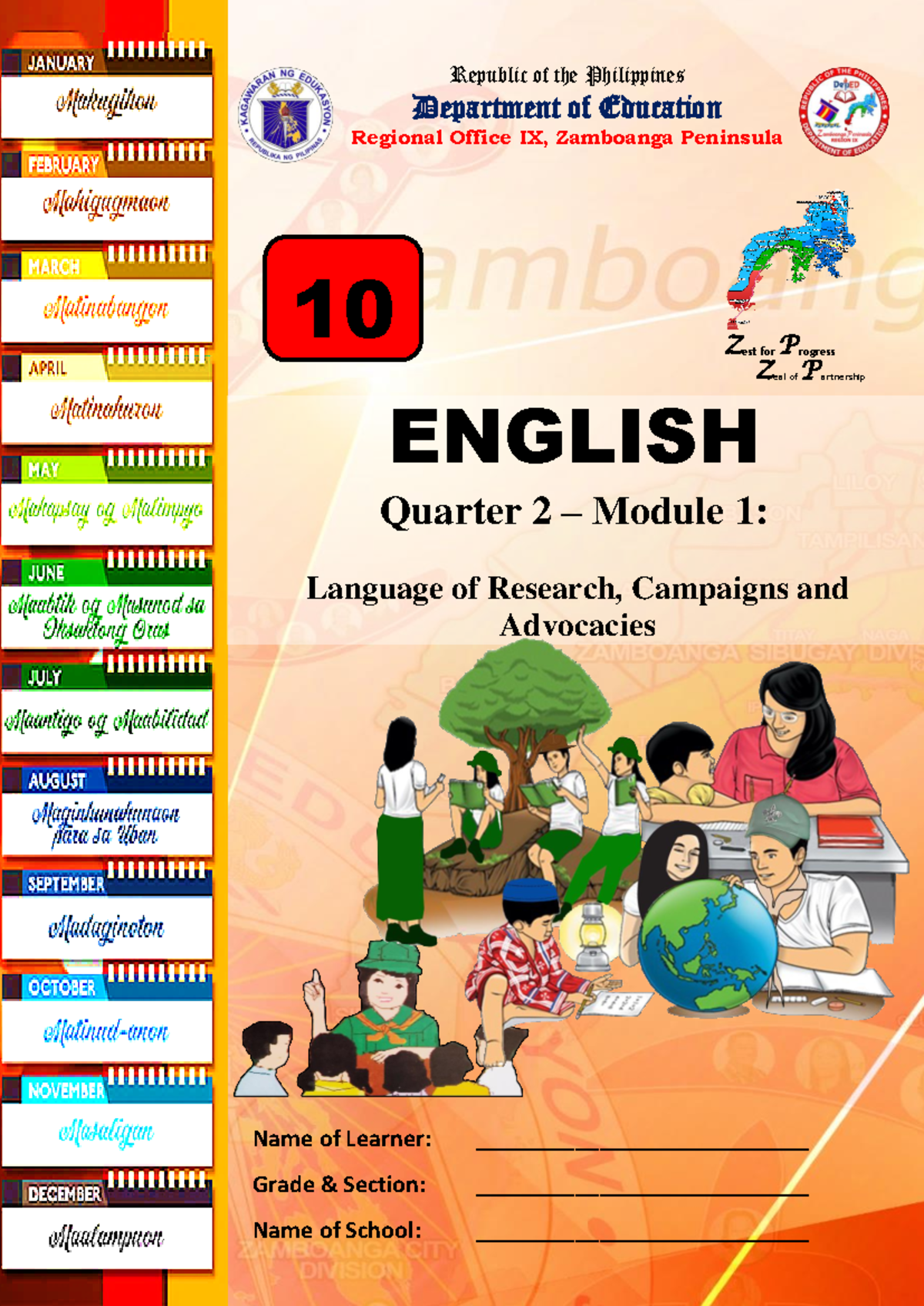 Eng 10 Wk 1 - Lesson - ####### Name of Learner ...