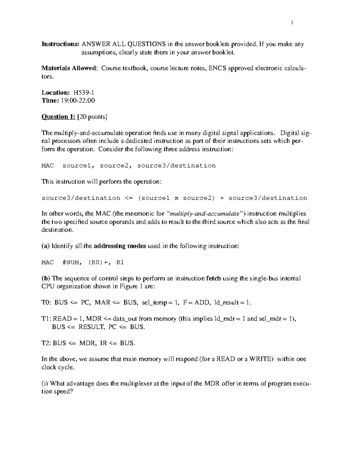 Final Exam Study Guide for ENCS 2010: Digital Signal Processing - Studocu