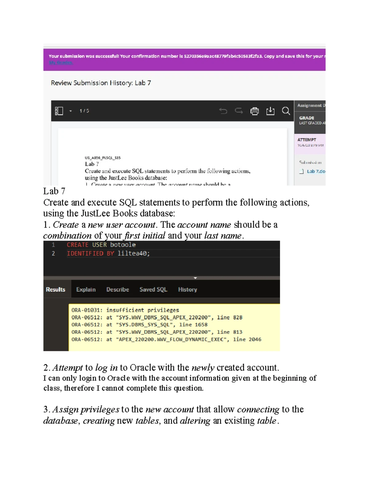 SQL Lab03 - Creating CATEGORY and EMPLOYEES Tables in JustLee Books ...