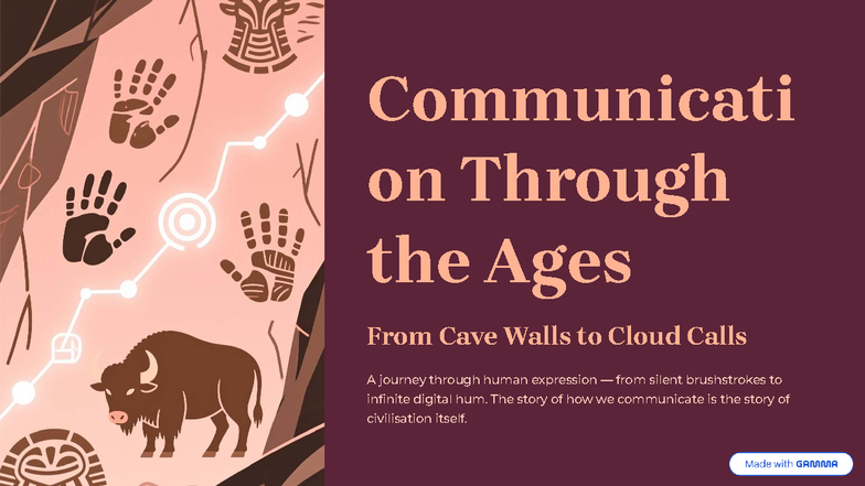 Communication Through the Ages: From Cave Walls to Digital Connections ...