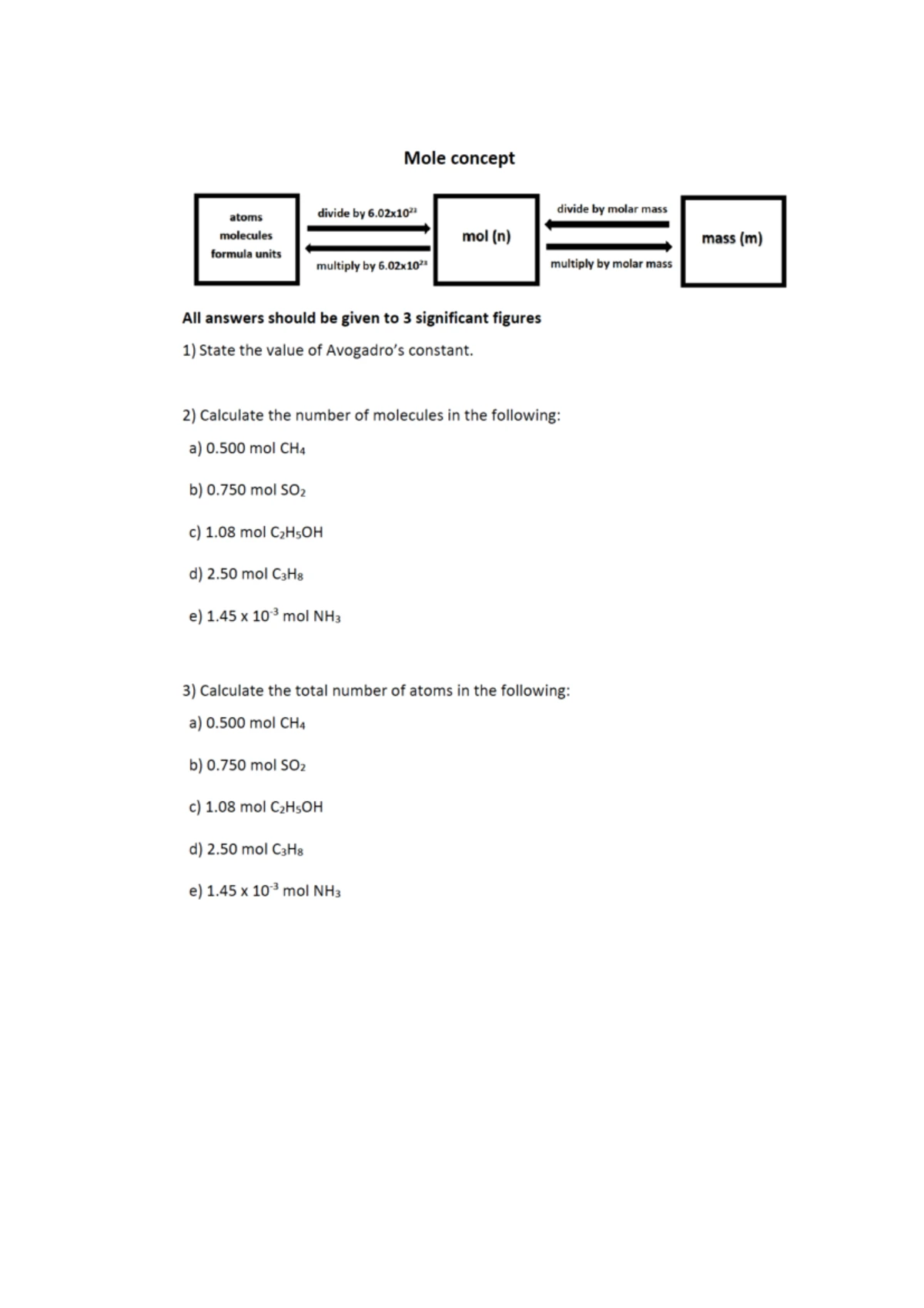 Classwork 1: Empirical & Molecular Formula Calculations - Studocu