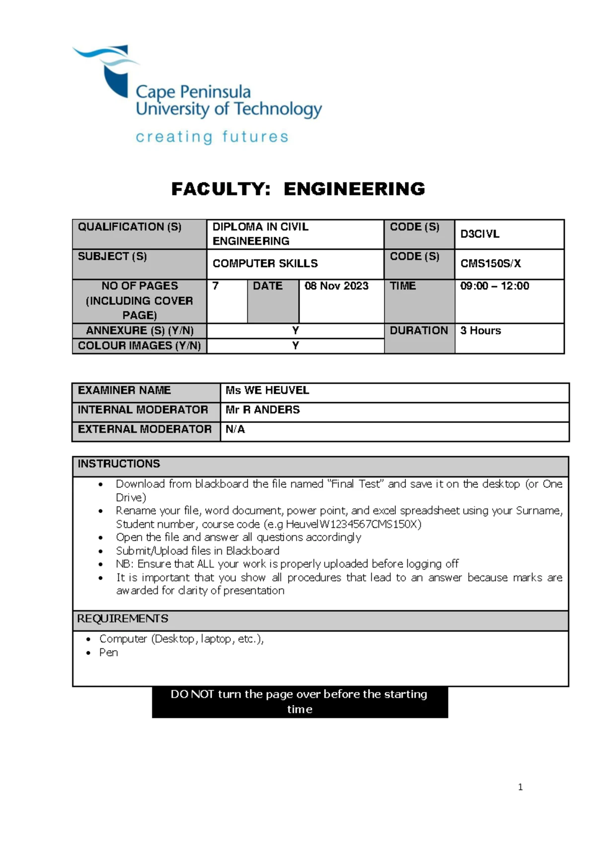 GET260s Final Exam: Geotechnical Engineering FISA Example Guide - Studocu