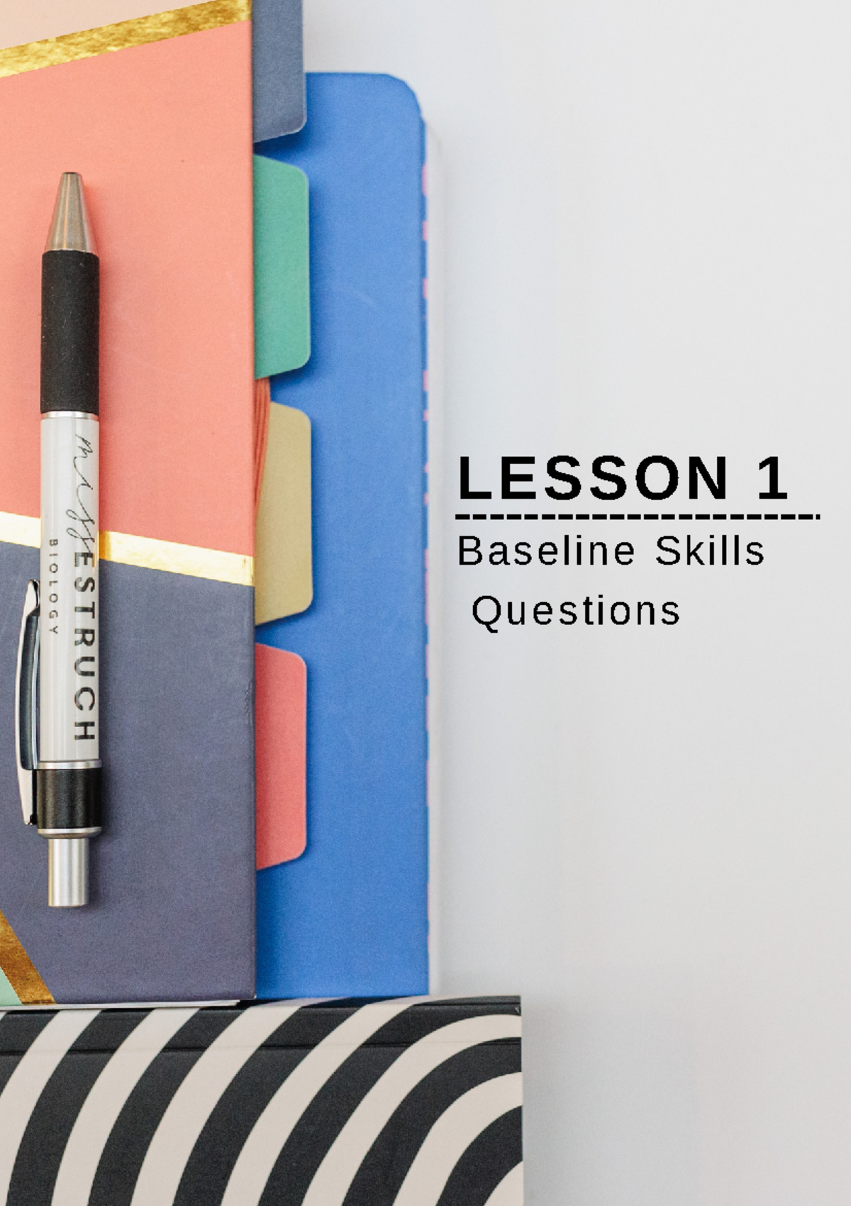 Lesson 1: Baseline Skills Exam Questions (MISSESTRUCH 2023) - Studocu