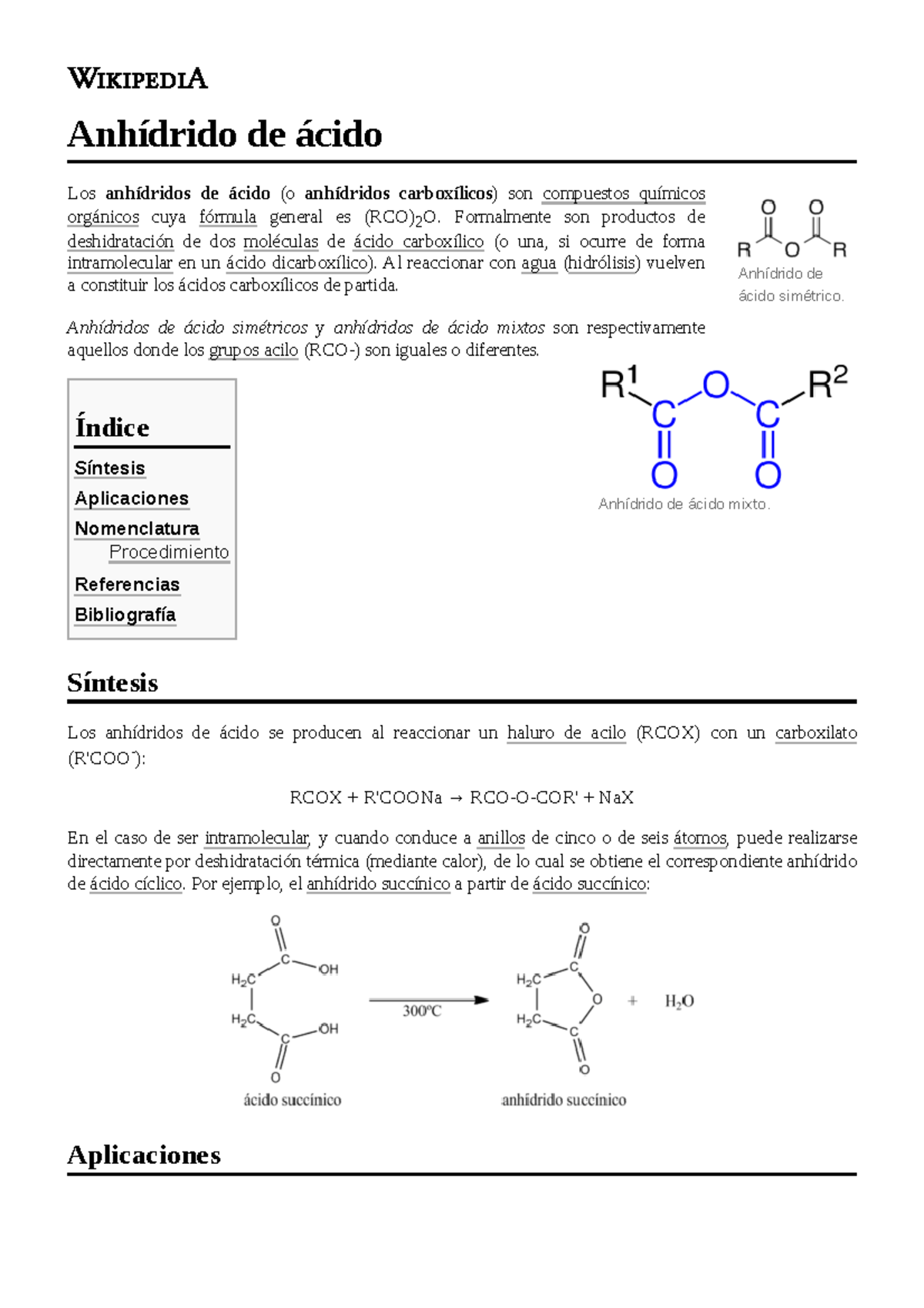Apuntes sobre Anhídridos de Ácido - Química Inorgánica 282-0882-4 - Studocu
