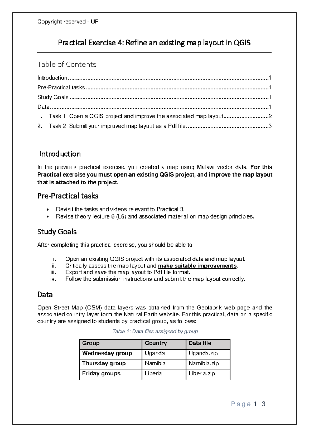 P4 2025 Practical Exercise: Enhance QGIS Map Layout - Studocu