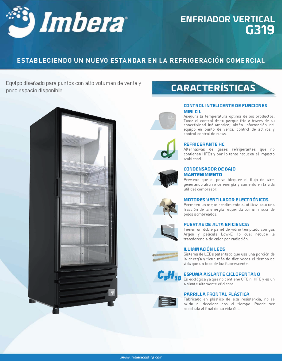 Visicooler Imbera G319: Innovaciones en Refrigeración Comercial - Studocu