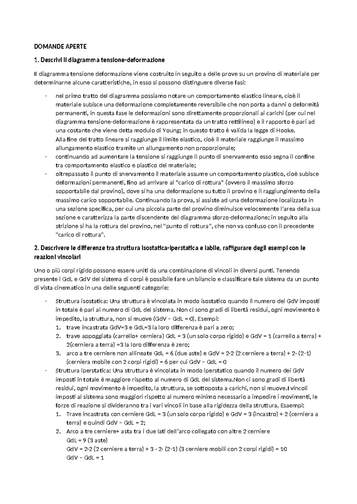 Domande Aperte: Tecniche di Progettazione Virtuale e Concurrent ...