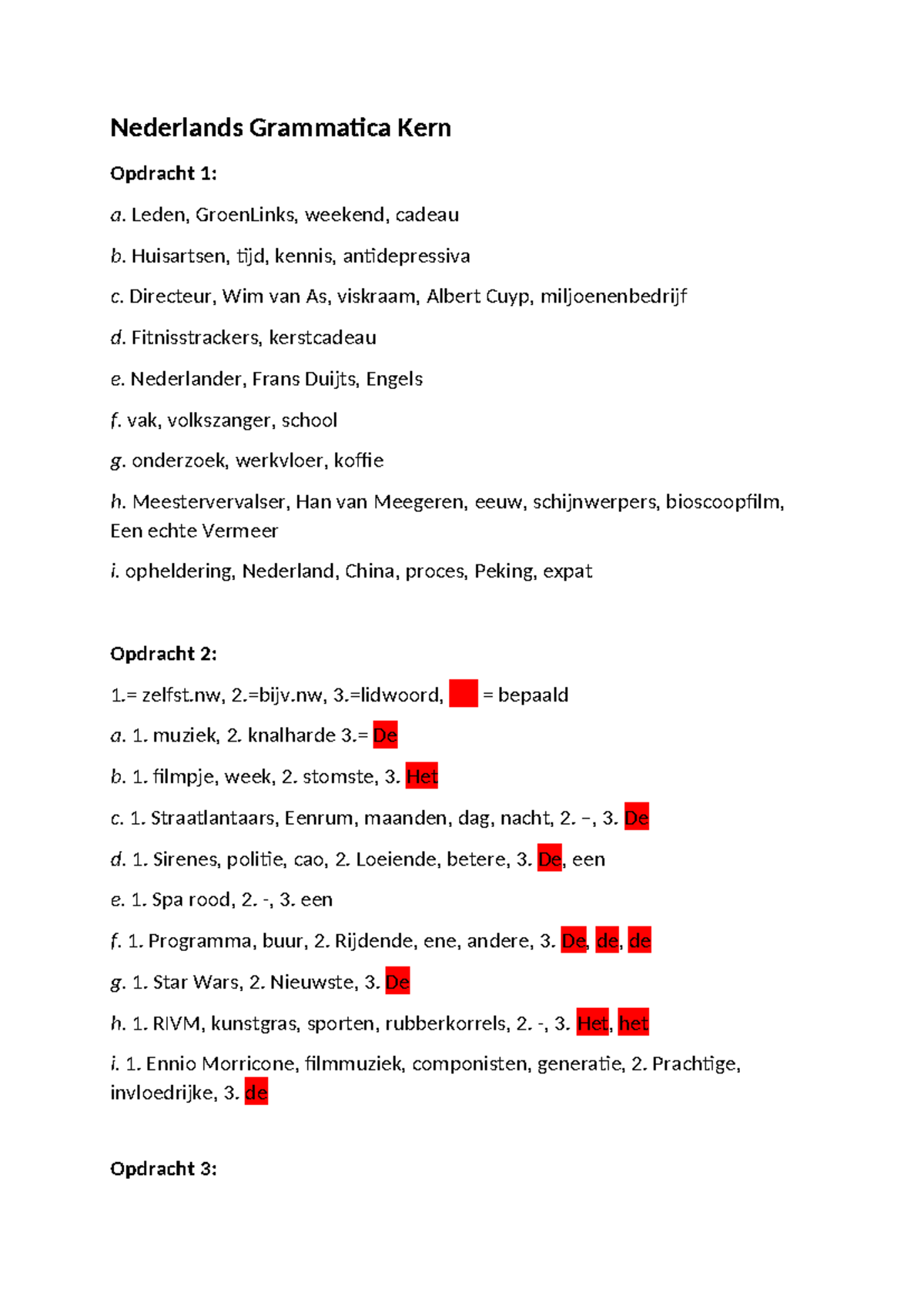 Nederlands Grammatica: Opdrachten en Kernconcepten voor Studie ...
