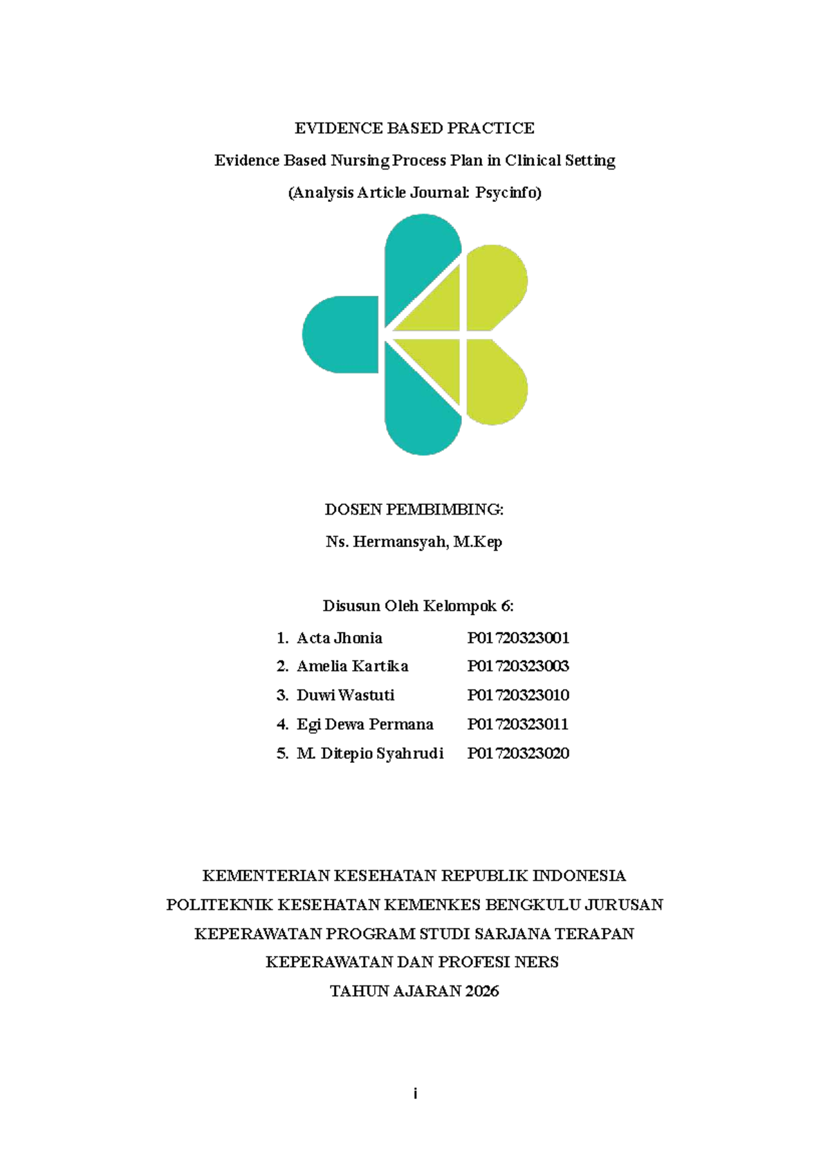 EBN: Evidence Based Nursing Process Plan for Diabetes Care (Group 6 ...