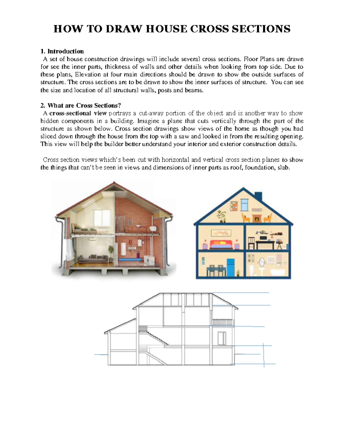 541702397 Guide to Drawing House Cross Sections and Details - Studocu