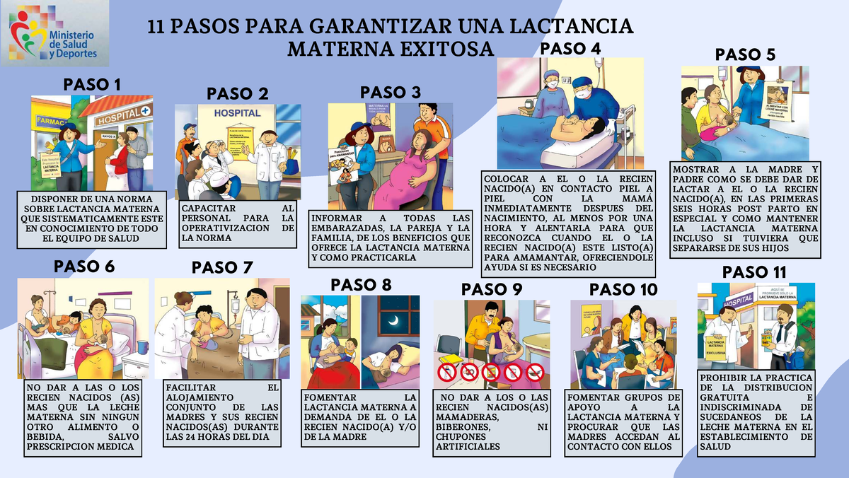 Pasos Para Una Lactancia Materna Exitosa