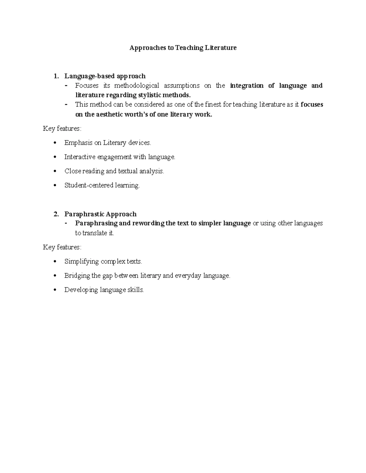 Types of Speaking Formats - Interaction - Refers to what we normally ...