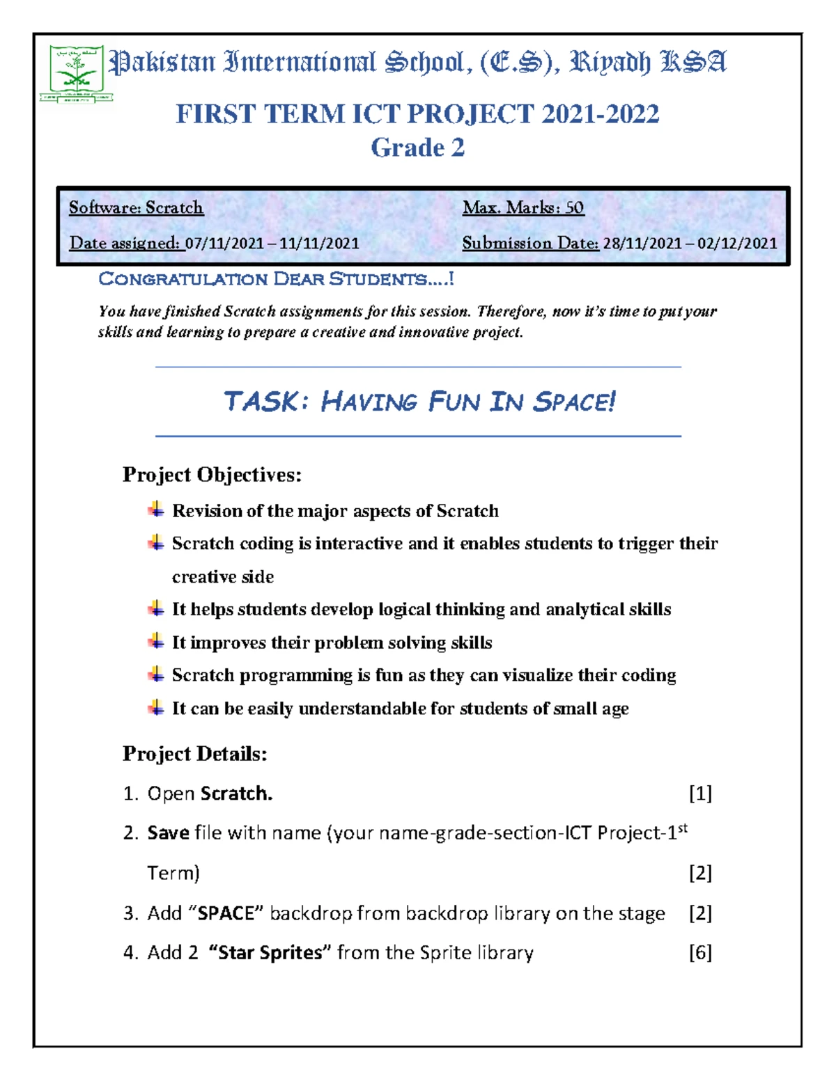 Eng1 - English Worksheet for Grade 1: First Term Learning Activities ...