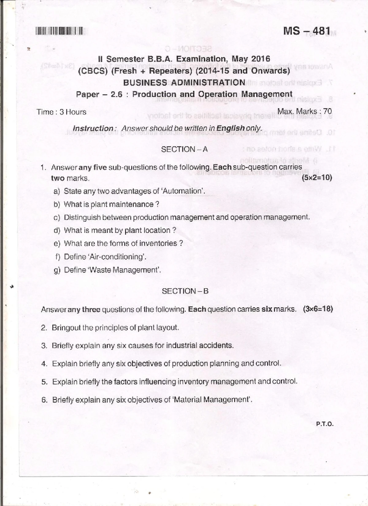 POM 1ST Chapter - pom - Module No: Introduction to Production and ...