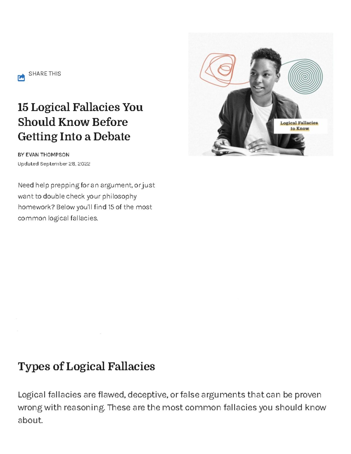 15 Essential Logical Fallacies for Effective Debate Prep-2 - Studocu