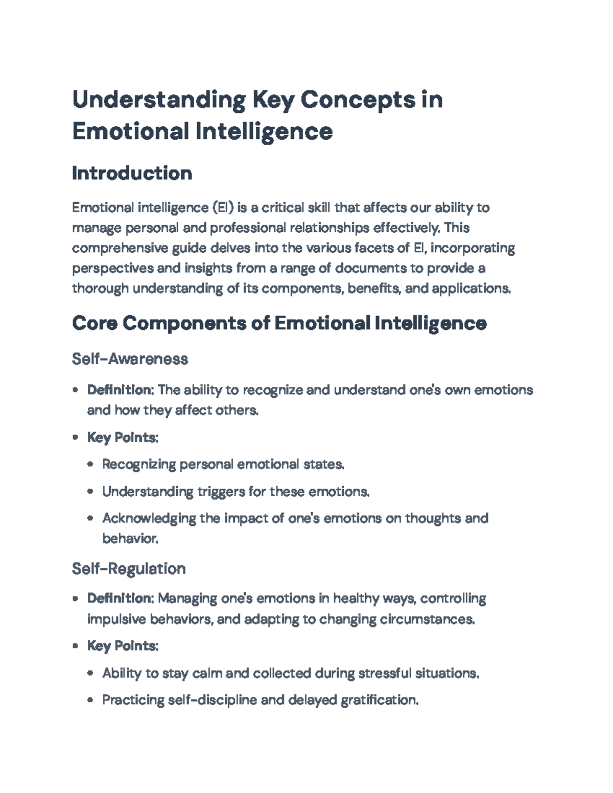 Comprehensive Guide to Emotional Intelligence and Its Applications ...