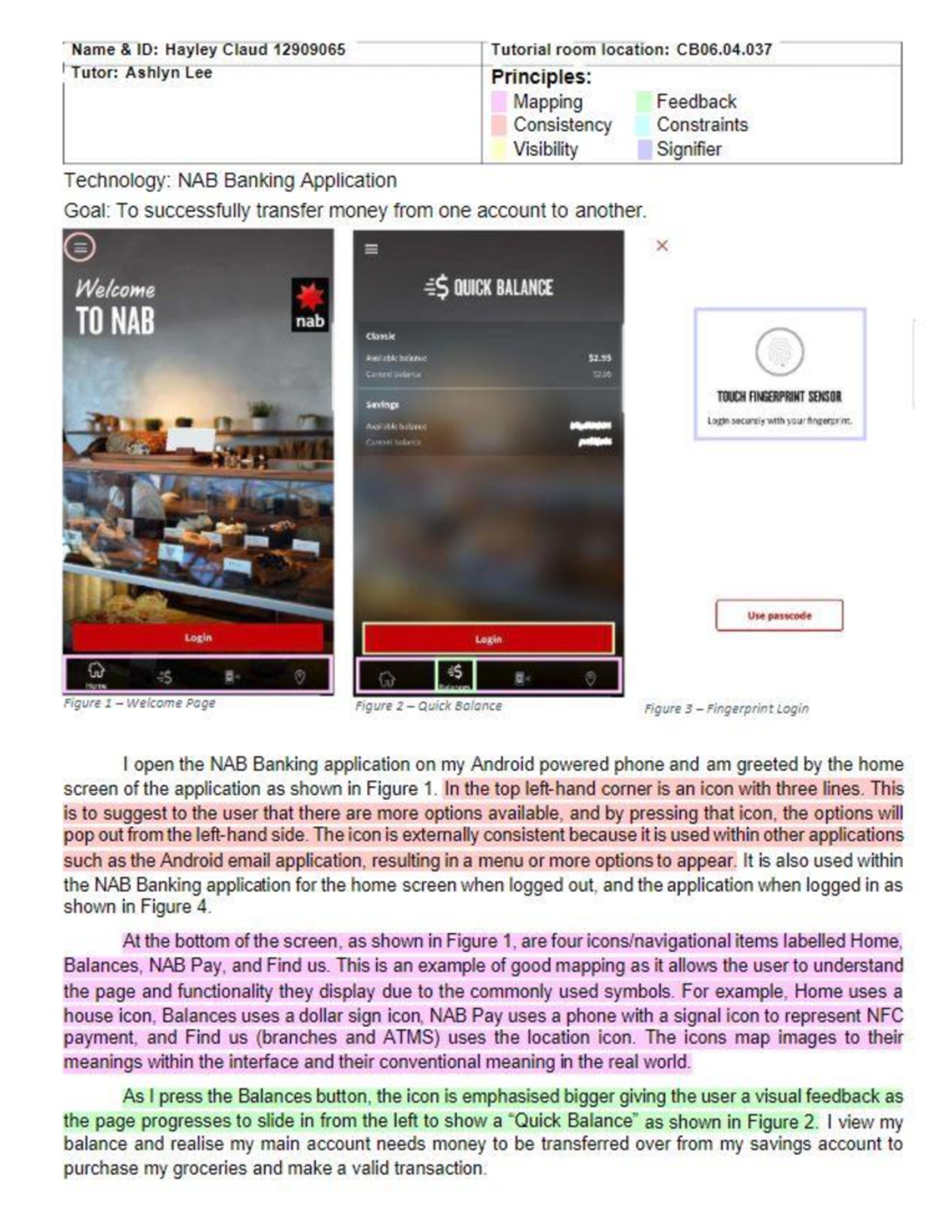 NAB Banking Application: User Experience Analysis and Feedback - Studocu