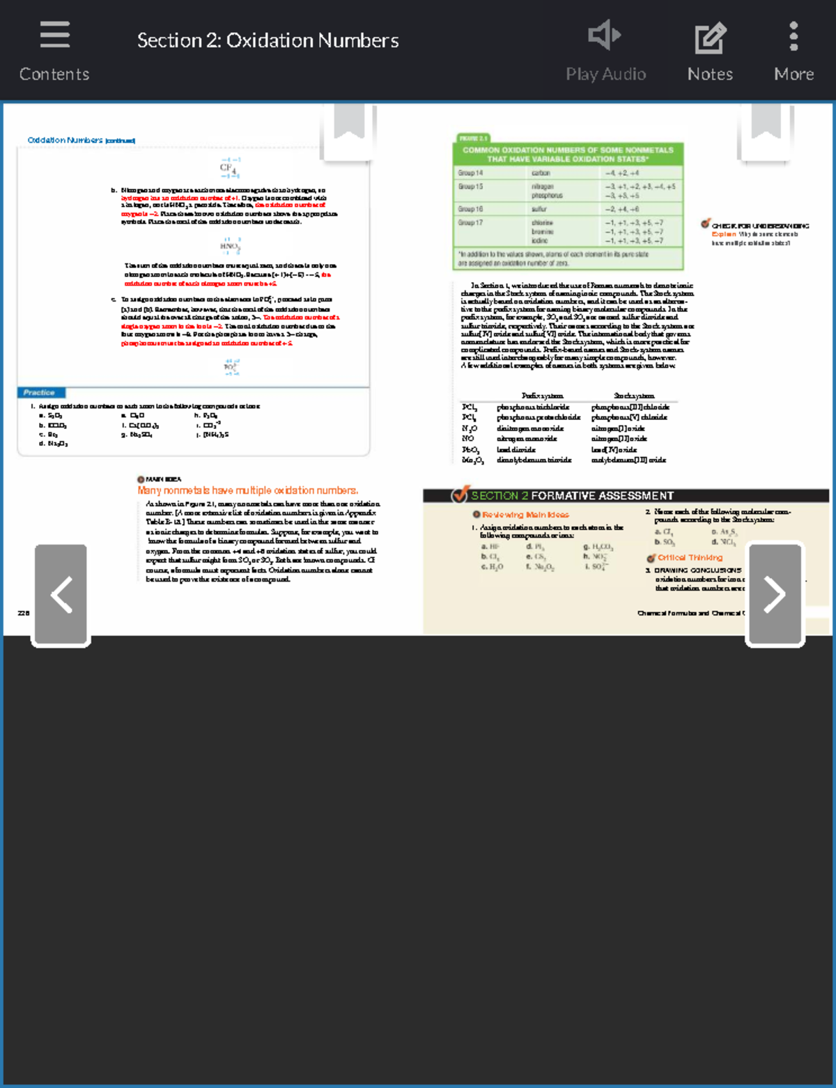 Oxidation Numbers: Understanding and Assigning in HMH-Chemistry 2 - Studocu