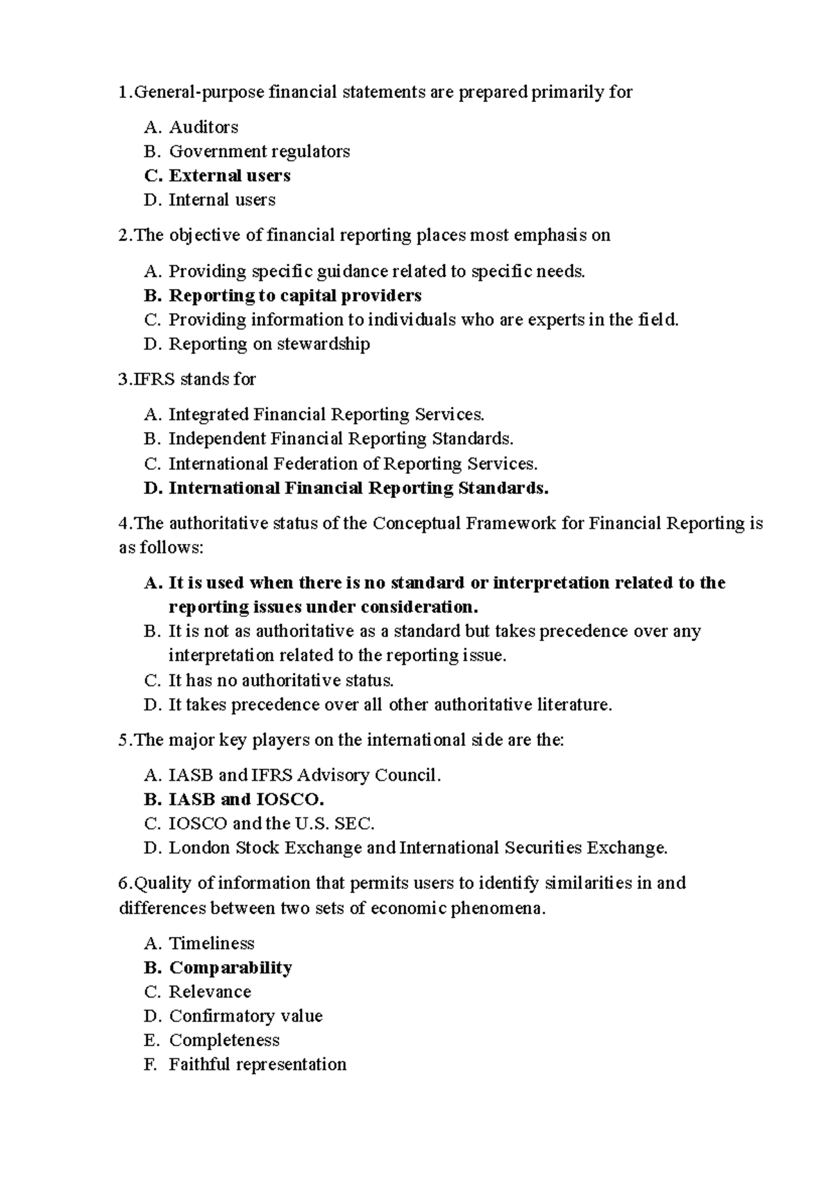Lec 1 - Financial Reporting Concepts and Principles - Studocu