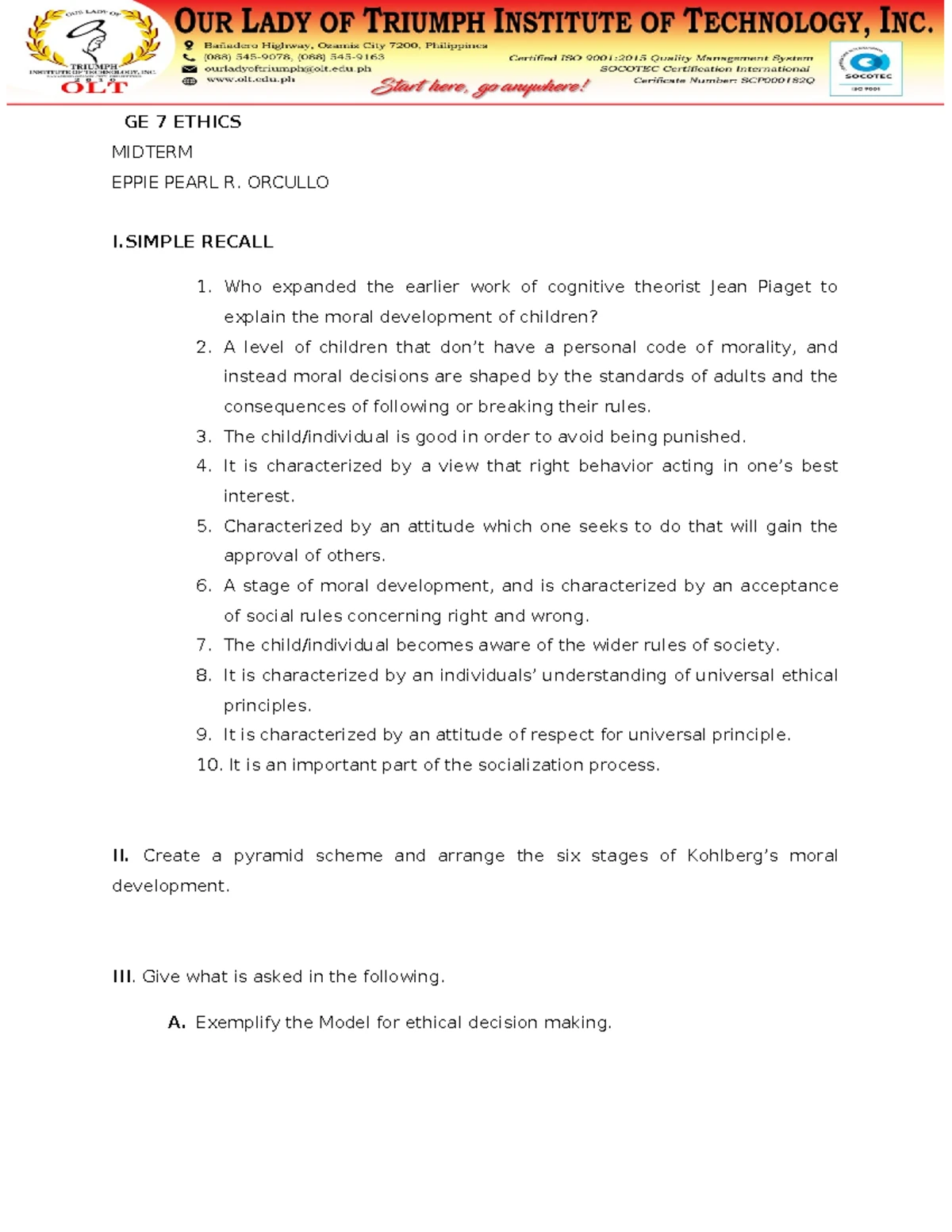 Lesson Plan on Explicit and Implicit Claims (EN11/12RWS-IIIij-6) - Studocu