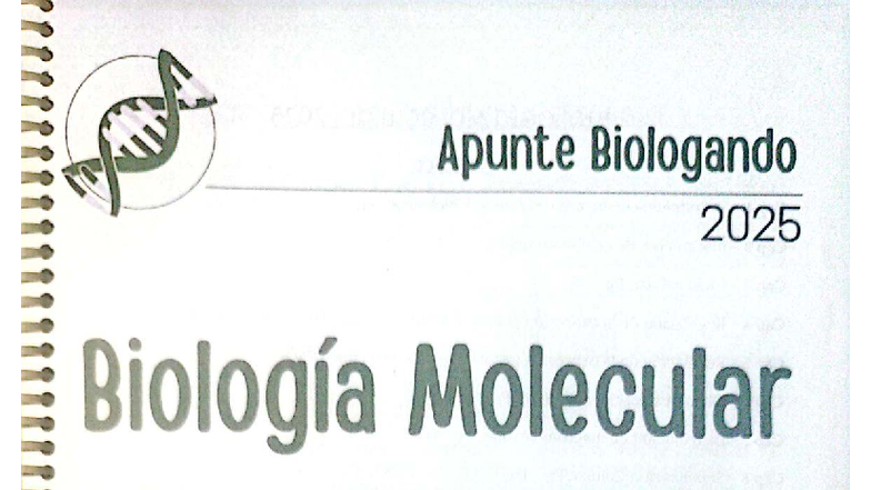 Resumen Completo de Biología Molecular - BIO 2025 - Document Preview
