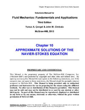 FM Sol Chap02-001 - 유체 2장 솔루션(센겔_3판) - Chapter 2 PROPERTIES OF FLUIDS ...