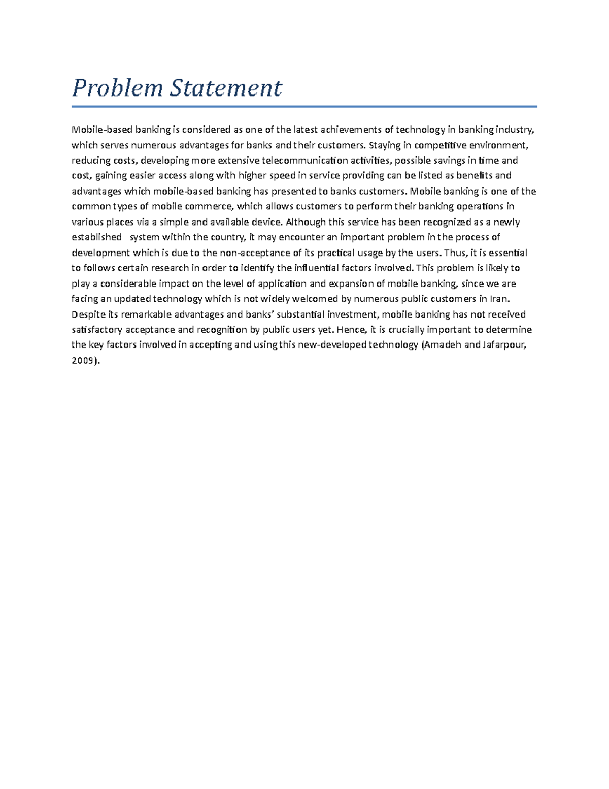 Mobile-Based Banking: Problem Statement - Lecture Notes 1-10 - Studocu