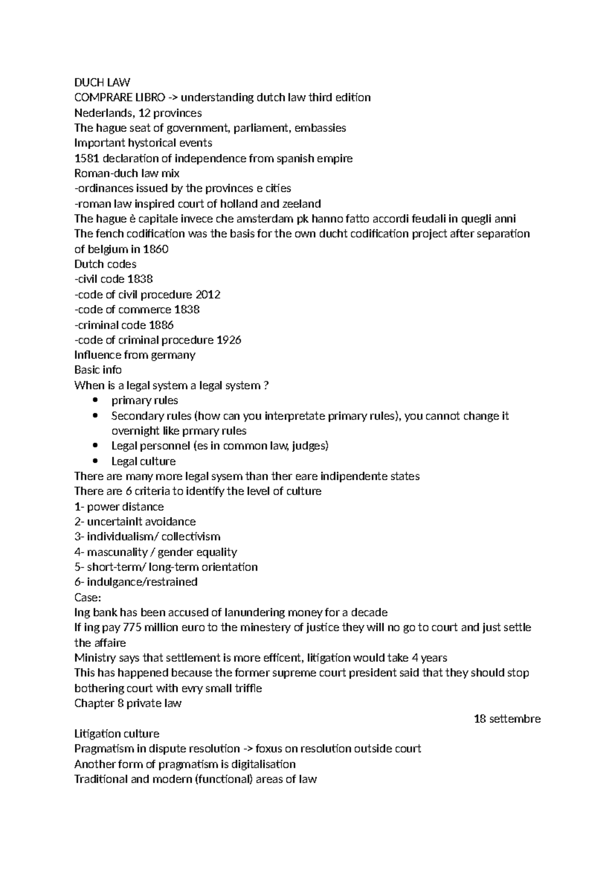 DUCH LAW: Overview of Dutch Legal System and Historical Influences ...