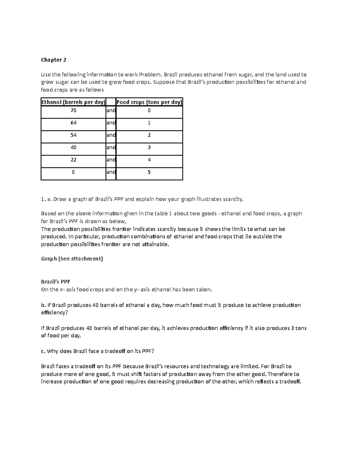 Chapter - answer of hw 1 - Chapter 2 Use the following information to ...