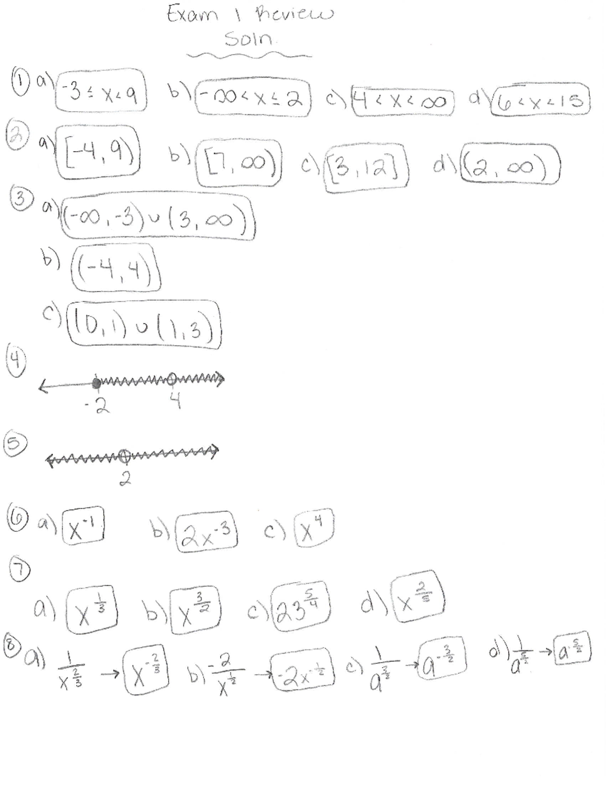 Math 135 Final Exam Review Solutions - Studocu