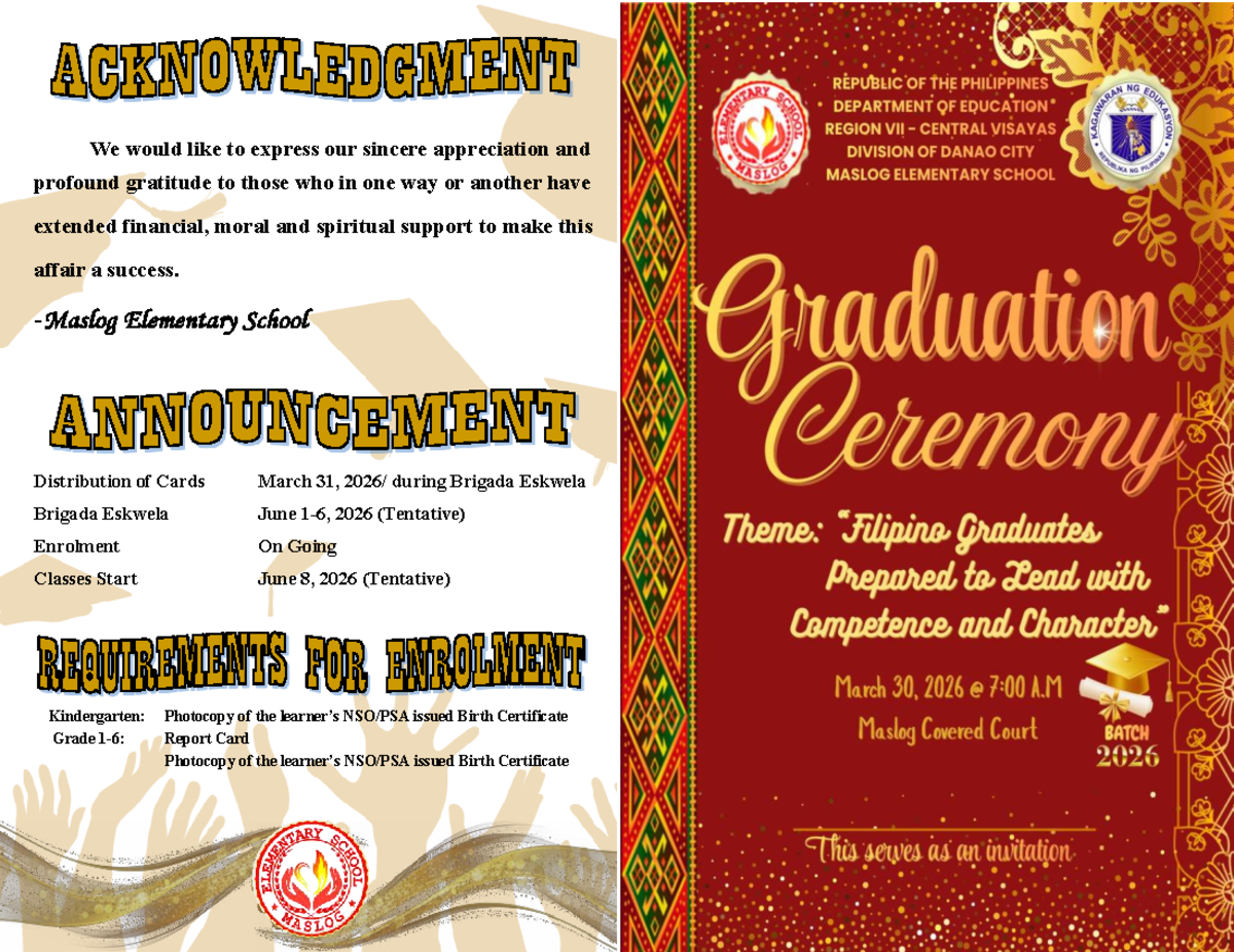 Graduation 2026 Program: Celebrating Achievements and Future ...