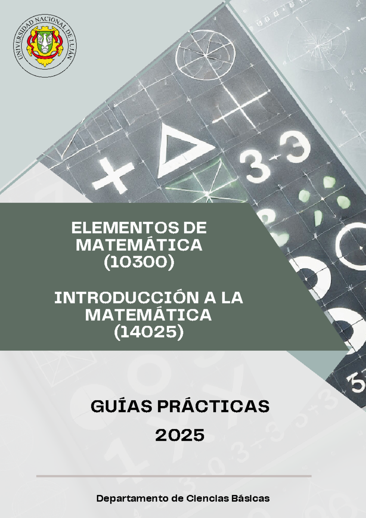 Guias Practicas 2025 - Matemática - ELEMENTOS DE MATEMÁTICA (10300 ...