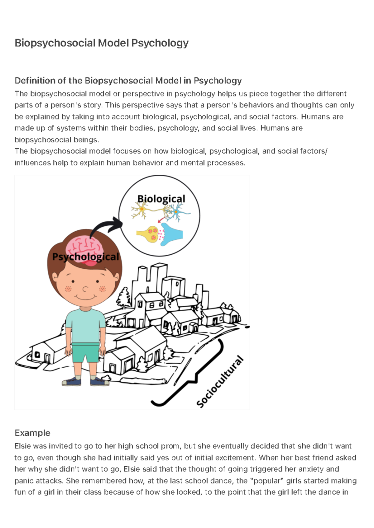 Biopsychosocial Model Psychology - Biopsychosocial Model Psychology ...