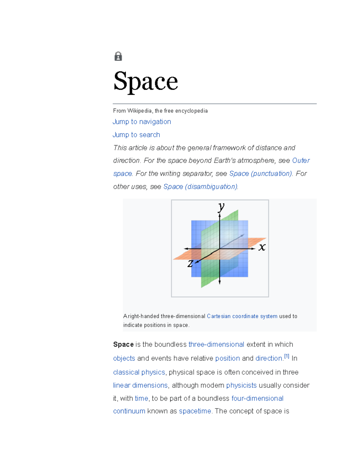 Astrology Assignment Notes for Year 1: Understanding Space Concepts ...