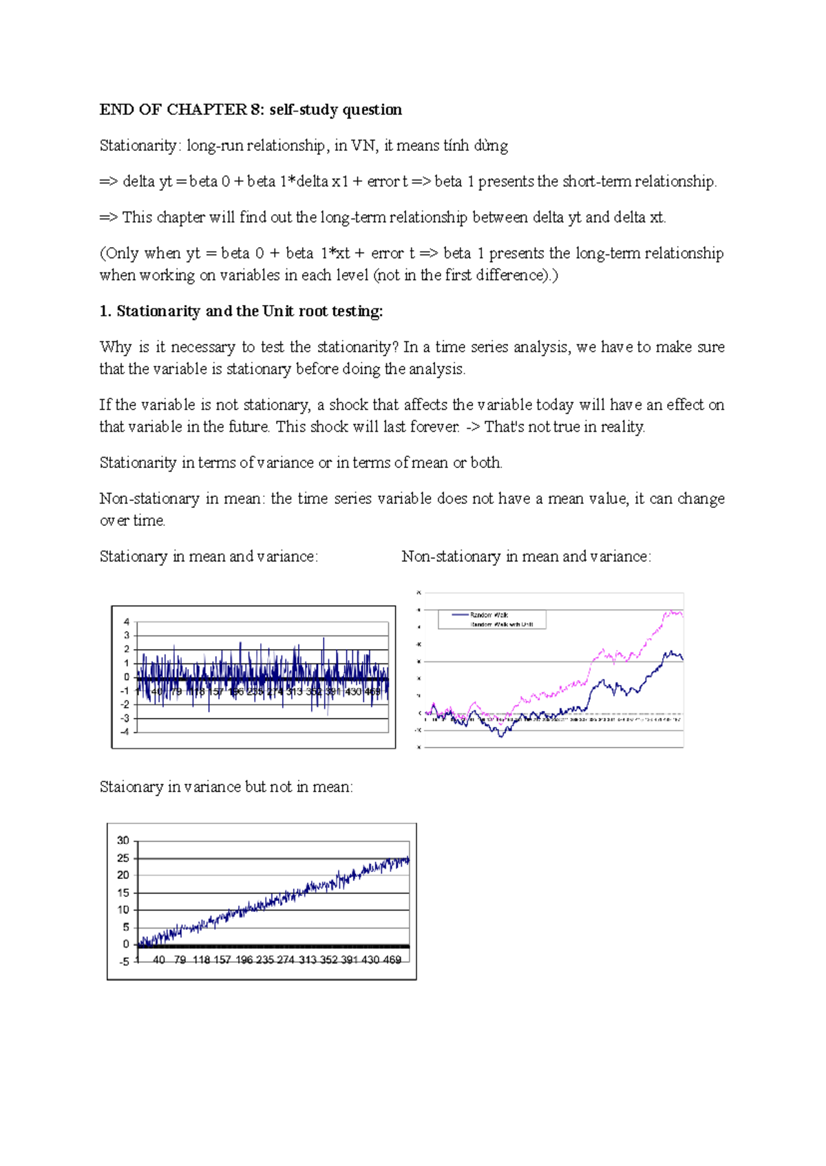 END OF CHAPTER 8: Stationarity & Cointegration Analysis in Time Series ...