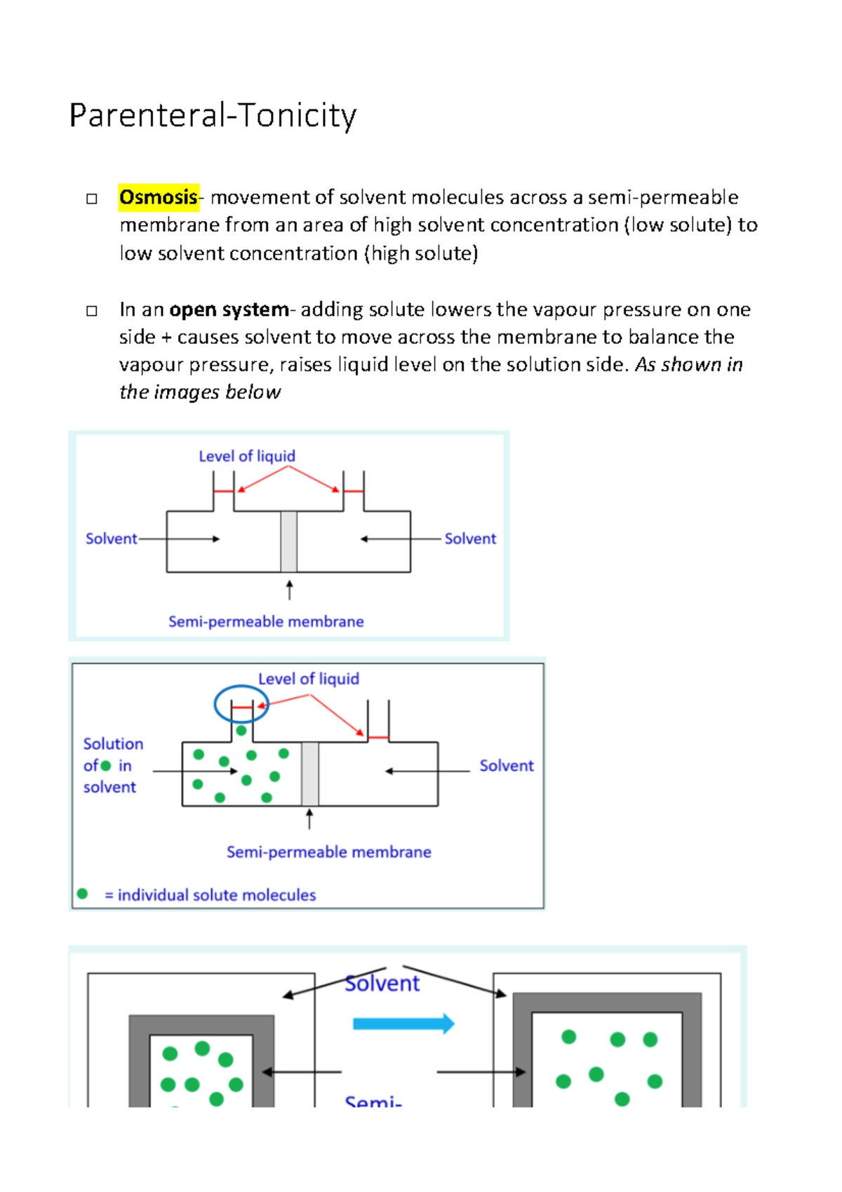 Osmolarity & Tonicity Calculations in IV Fluid Therapy: Methods ...
