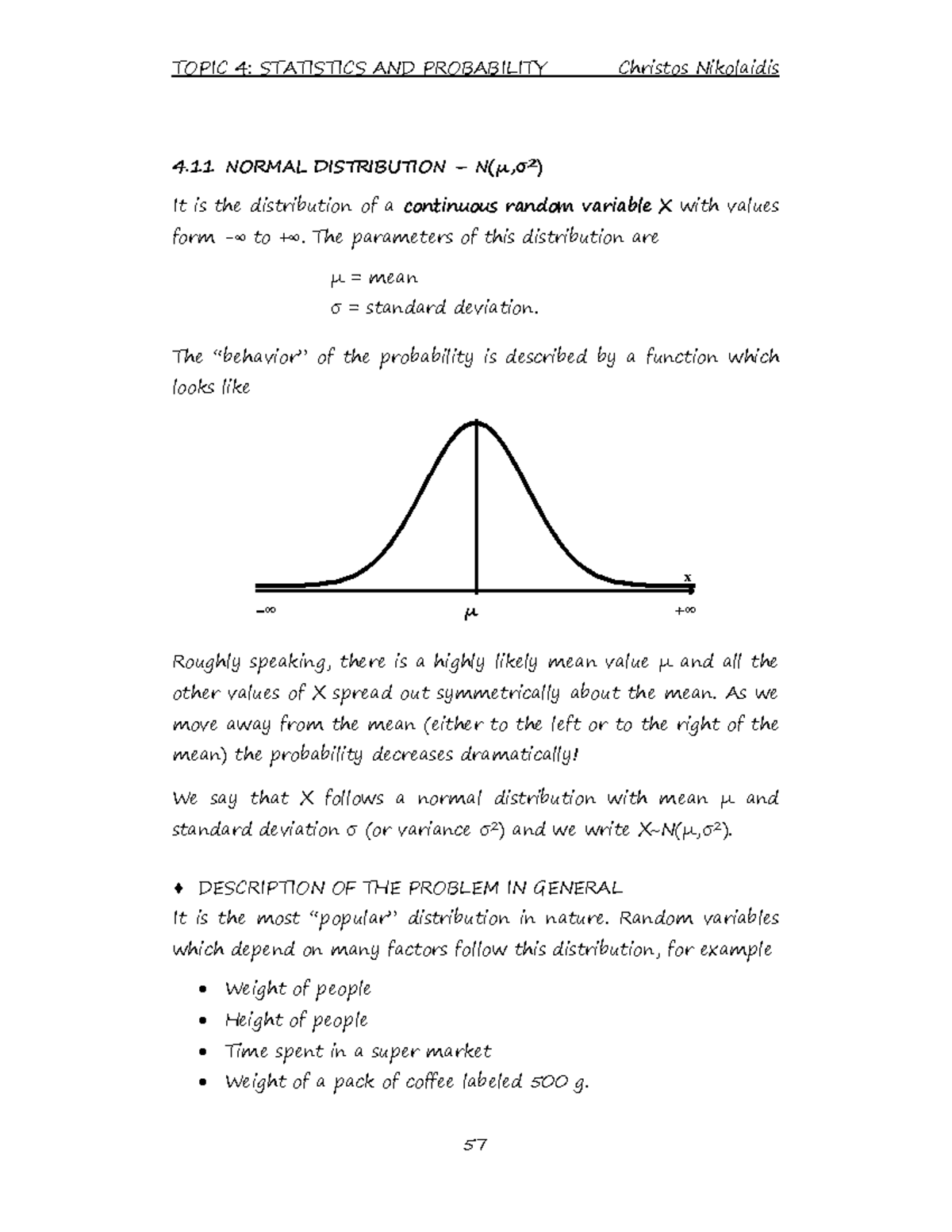 Normal Distribution: Key Concepts and Applications (Course Code 4.11 ...