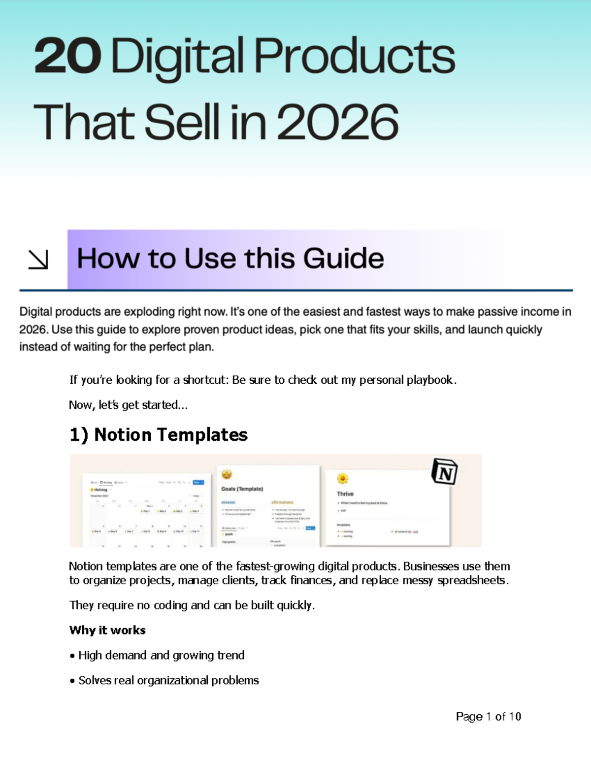 20 Digital Products That Sell in 2026: A Comprehensive Guide - Studocu