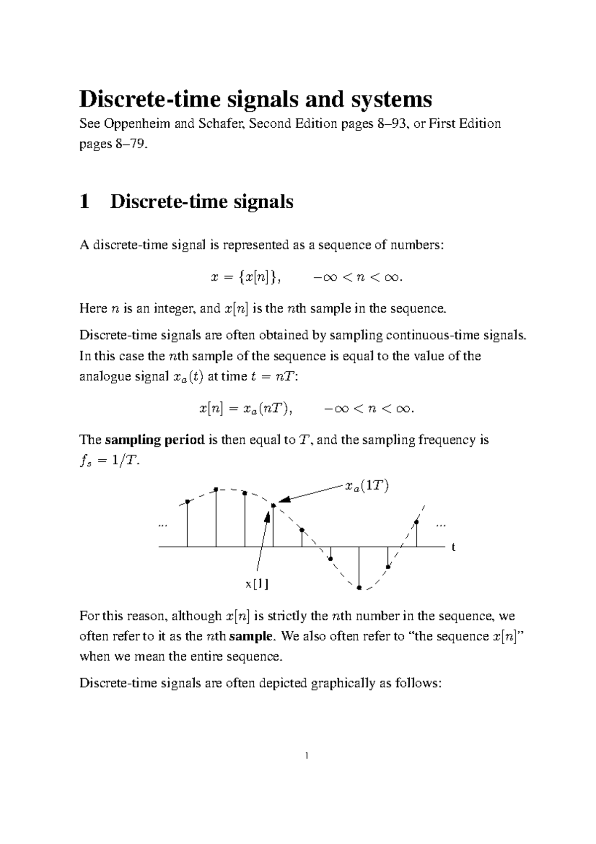 Signals and Systems: Key Concepts and Properties (Course Code: 02 DTS ...