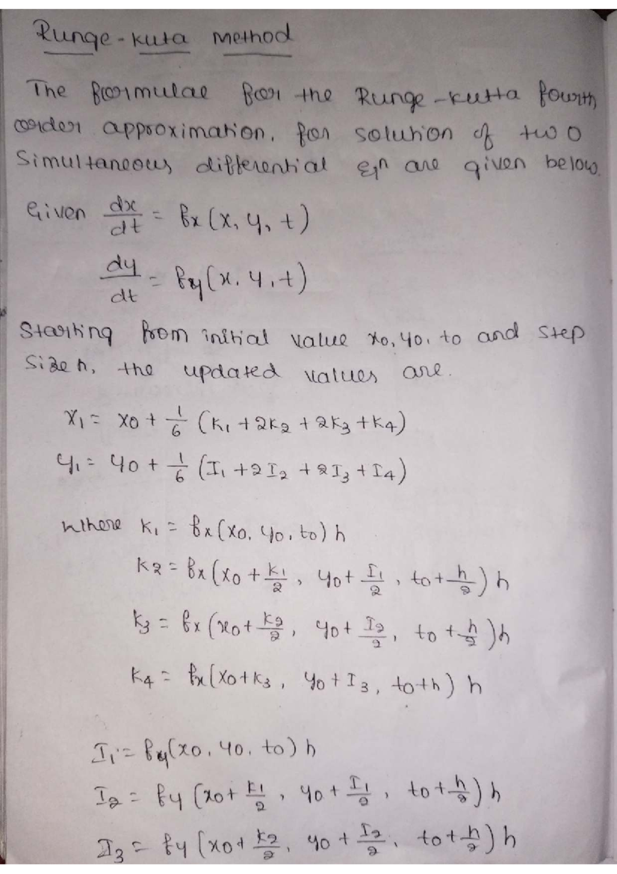 Psa 2 - Runge-Kutta Method and Economic Dispatch Notes - Studocu