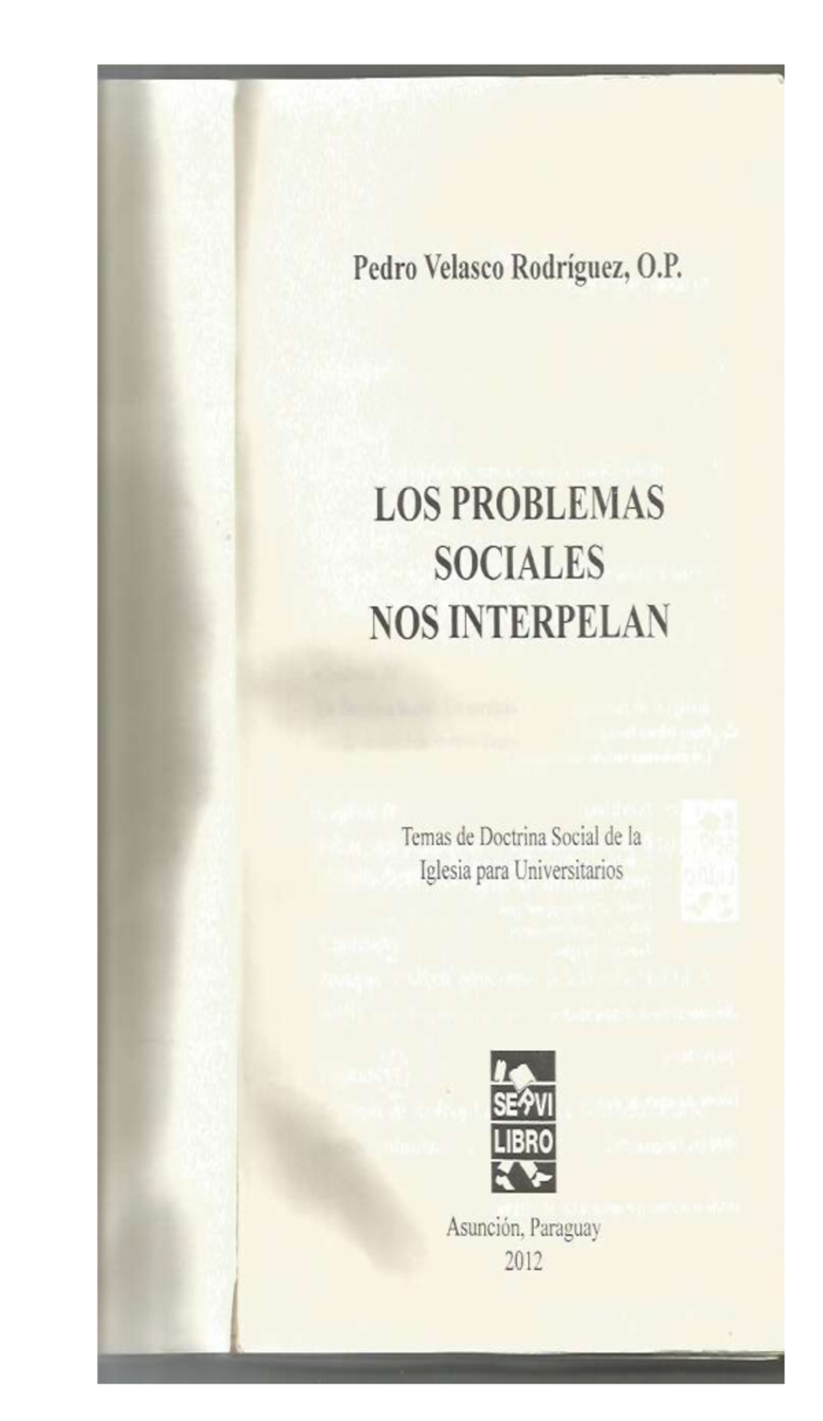 Los Problemas Sociales en la Doctrina Social de la Iglesia - SEOVI ...