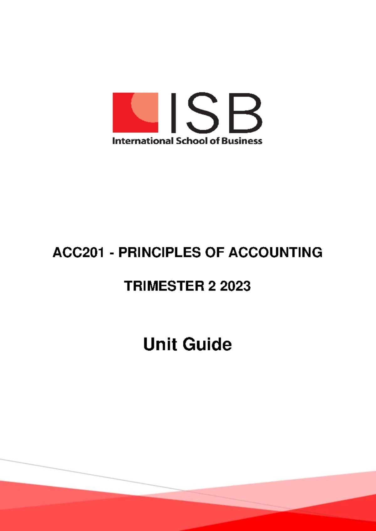 Study Guide: ACC 101 Final Exam Chapters 1-4 Overview - Studocu
